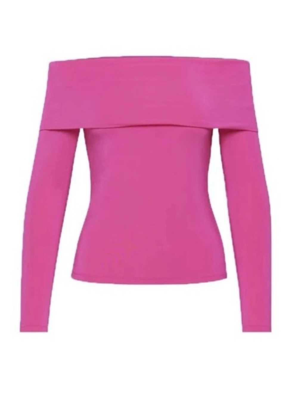 Aritzia Babaton Streamline Off Shoulder Top in Magenta Size XS